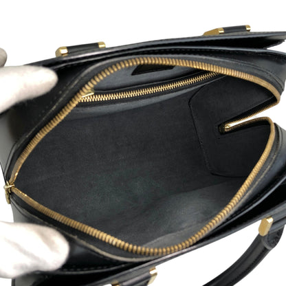 LOUIS VUITTON Epi Handbag Black Vintage dfb7ei