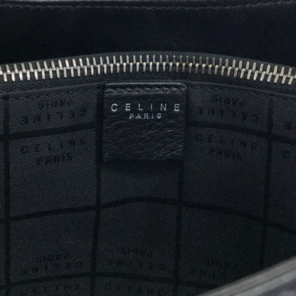 CELINE Gancini Shoulder bag Black Vintage 4cxdup