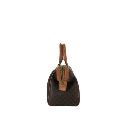CELINE Macadam Two-way Small Boston bag Shoulder bag Brown Vintage aacnr6