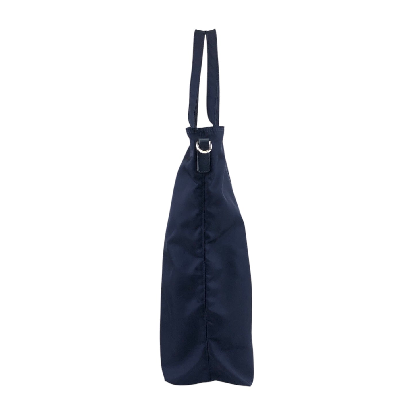 PRADA Tessuto Triangle Logo Two-way Handbag Shoulder bag Navy Vintage edw7hz