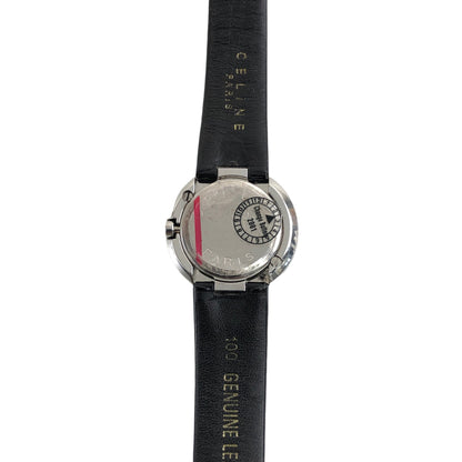 CELINE Starball Watch Silver×Black Vintage xbxspx