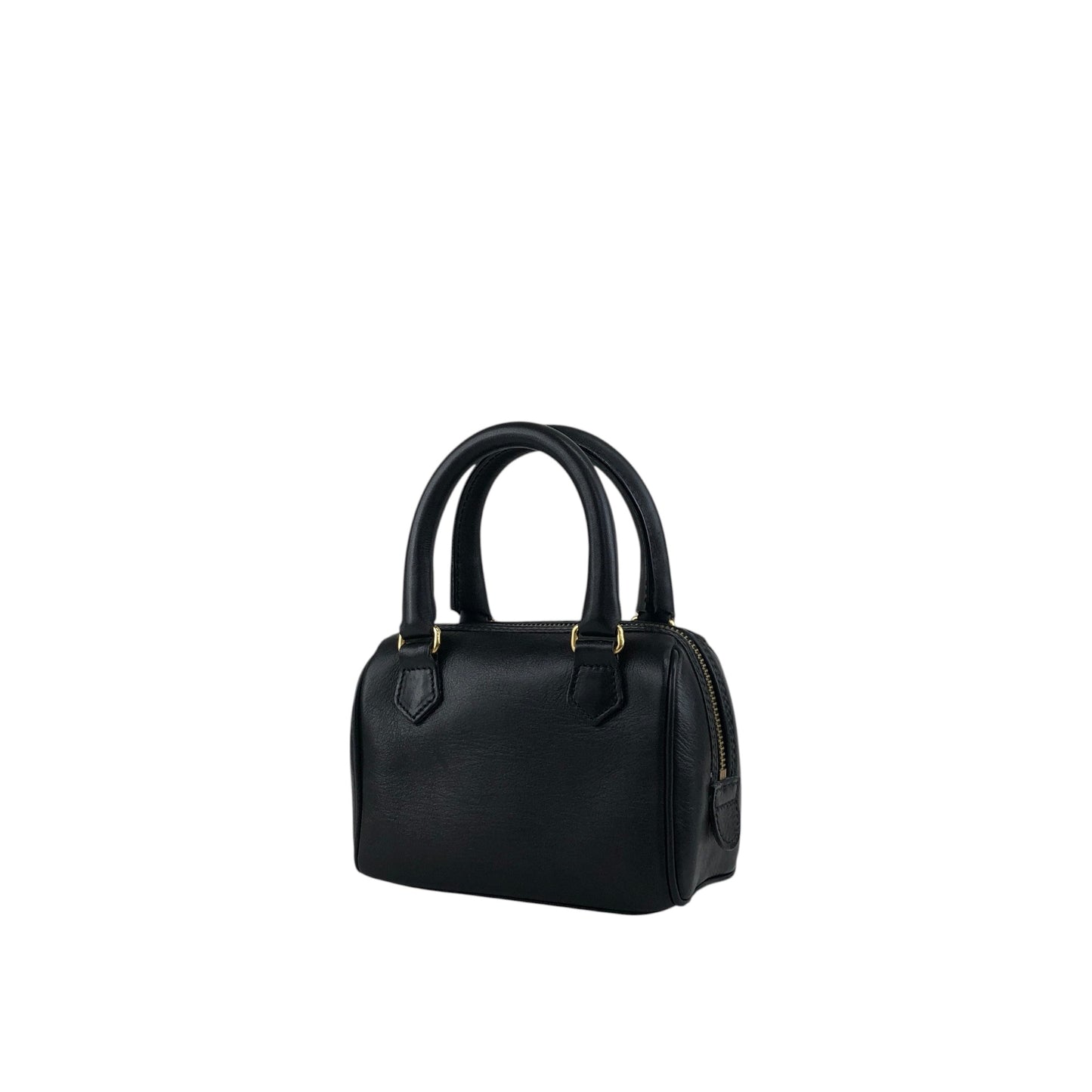CELINE Two-way Small Boston bag Shoulder bag Black Vintage xd3b63