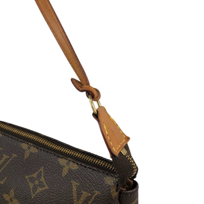 LOUIS VUITTON Monogram Small Shoulder bag Brown Vintage mmy3za