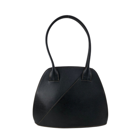 LOEWE Logo Embossed Handbag Black Vintage g64y6x