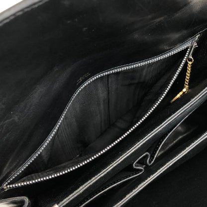 CELINE Horse Carriage Shoulder bag Black Vintage rx5dkd