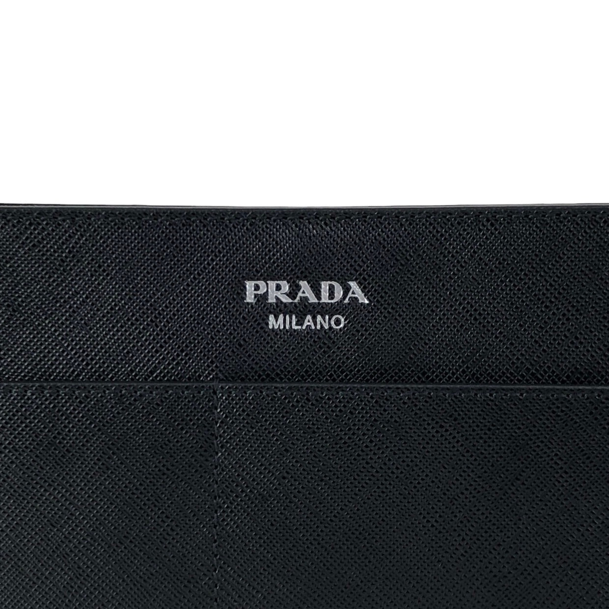 PRADA Logo Small Shoulder bag Black Vintage j8w3eu
