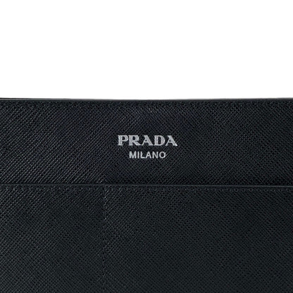 PRADA Logo Small Shoulder bag Black Vintage j8w3eu