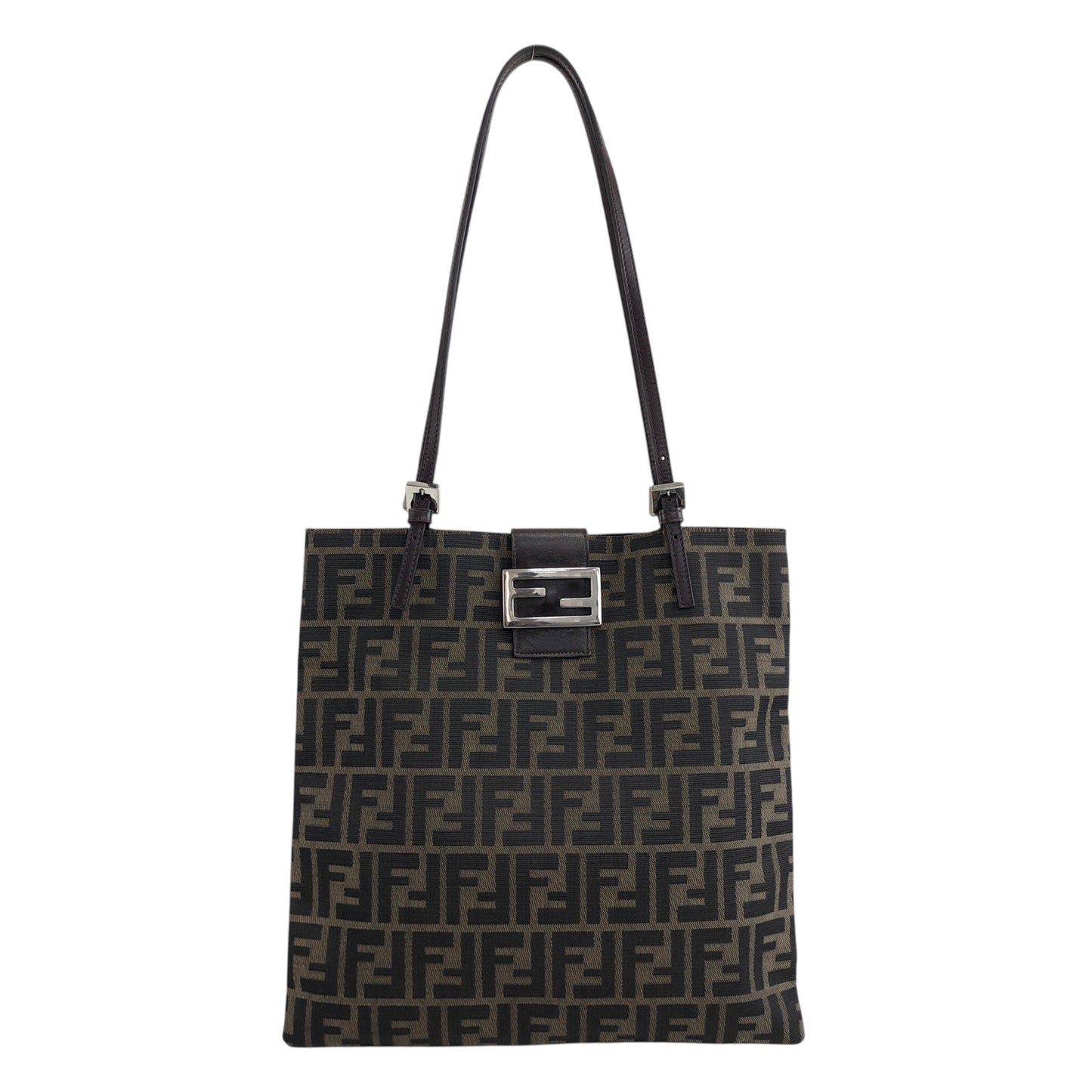 FENDI Zucca Logo Tote bags Brown Vintage 7gujke