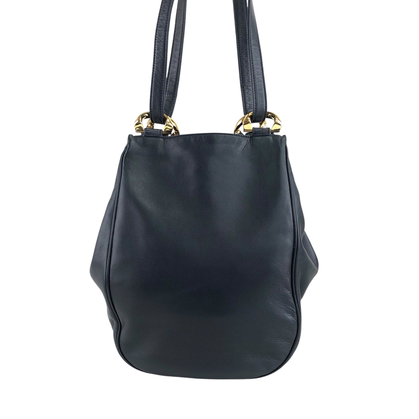 LOEWE Anagram Shoulder bag Navy Vintage ez7gu2