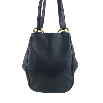 LOEWE Anagram Shoulder bag Navy Vintage ez7gu2
