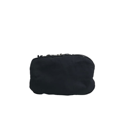 PRADA Evening Heart Nylon Drawstring Small bag Black Vintage nrf7b5