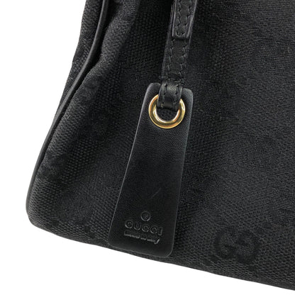 GUCCI GG Canvas Shoulder bag Black Vintage hgsb6r