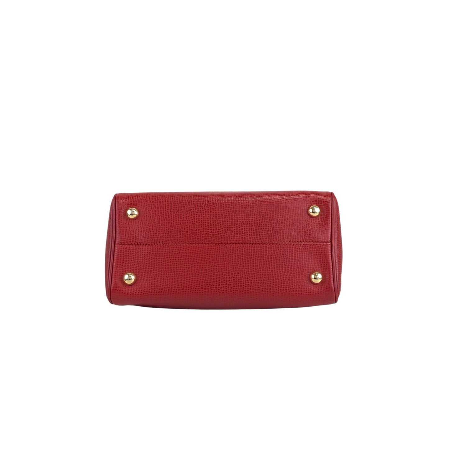 Christian Dior CD Logo Two-way Handbag Shoulder bag Red Vintage spvfzk