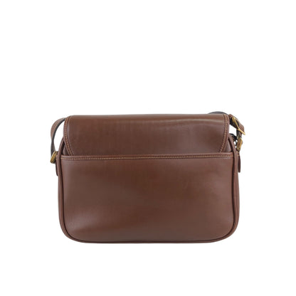 GUCCI Logo Shoulder bag Brown Vintage 56um6g