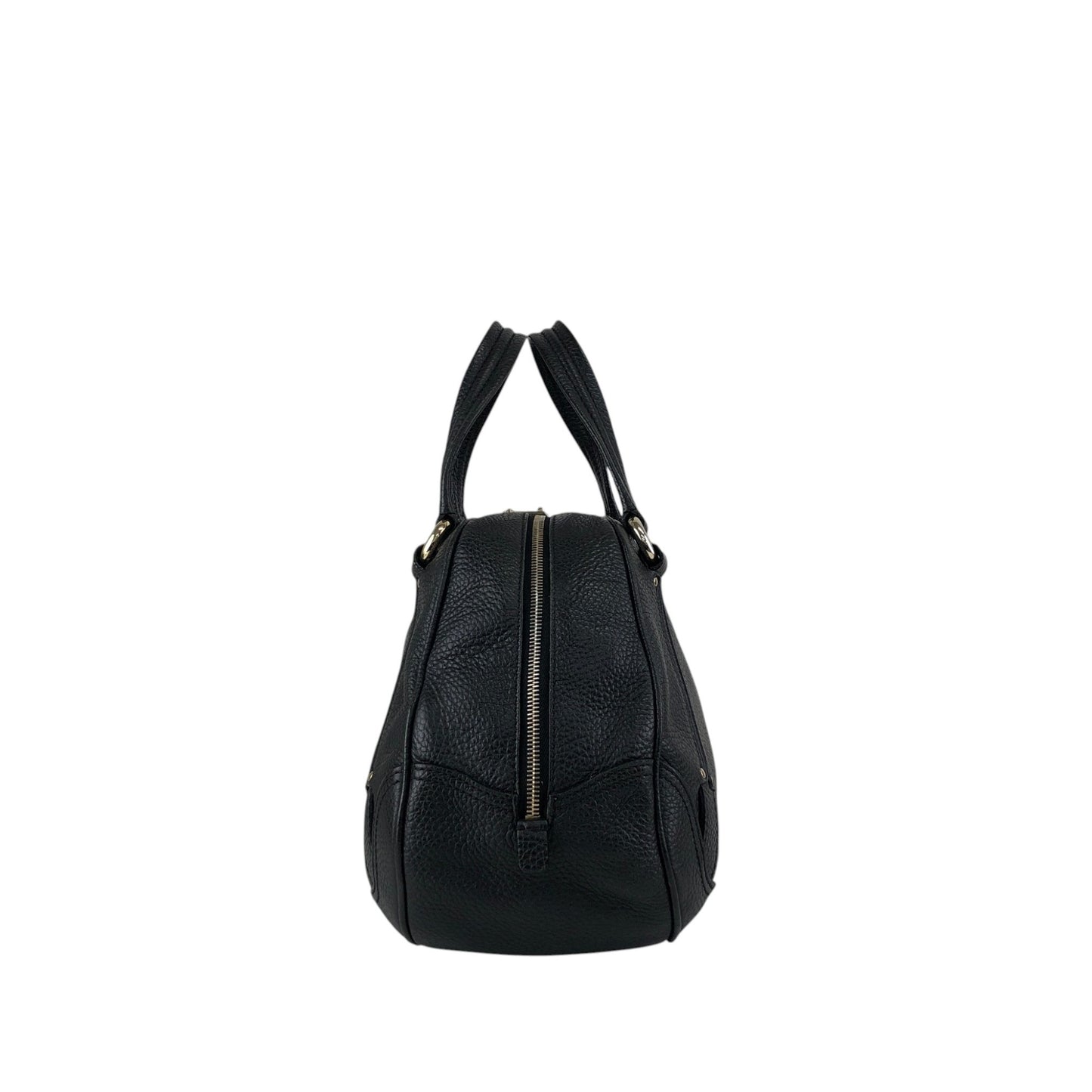 CELINE Logo Small Boston bag Handbag Black Vintage fr3ikk