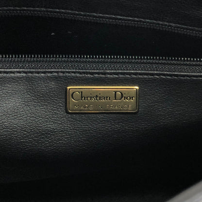 Christian Dior Logo Shoulder bag Black Vintage ysncmj