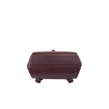Cartier Turn Lock Backpack Bordeaux Vintage 4bx5iv