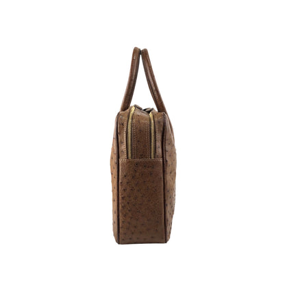 LOEWE Anagram Handbag Brown Vintage pztb8z