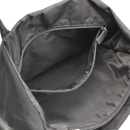 PRADA Tessuto Triangle Logo Totebag Black Vintage m8ccmn