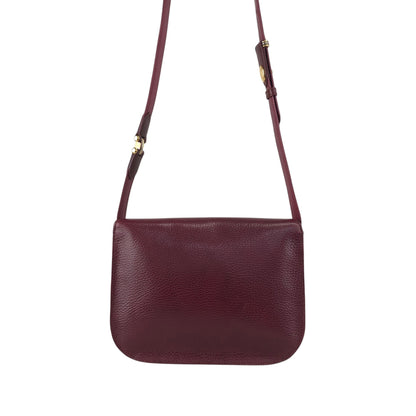 Cartier Flap Shoulder bag Bordeaux Vintage 63gc86