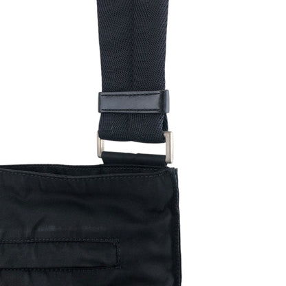 PRADA Triangle Logo Shoulder bag Black Vintage guaygz