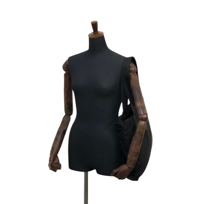 PRADA Tessuto Triangle Logo Totebag Black Vintage fzec6b