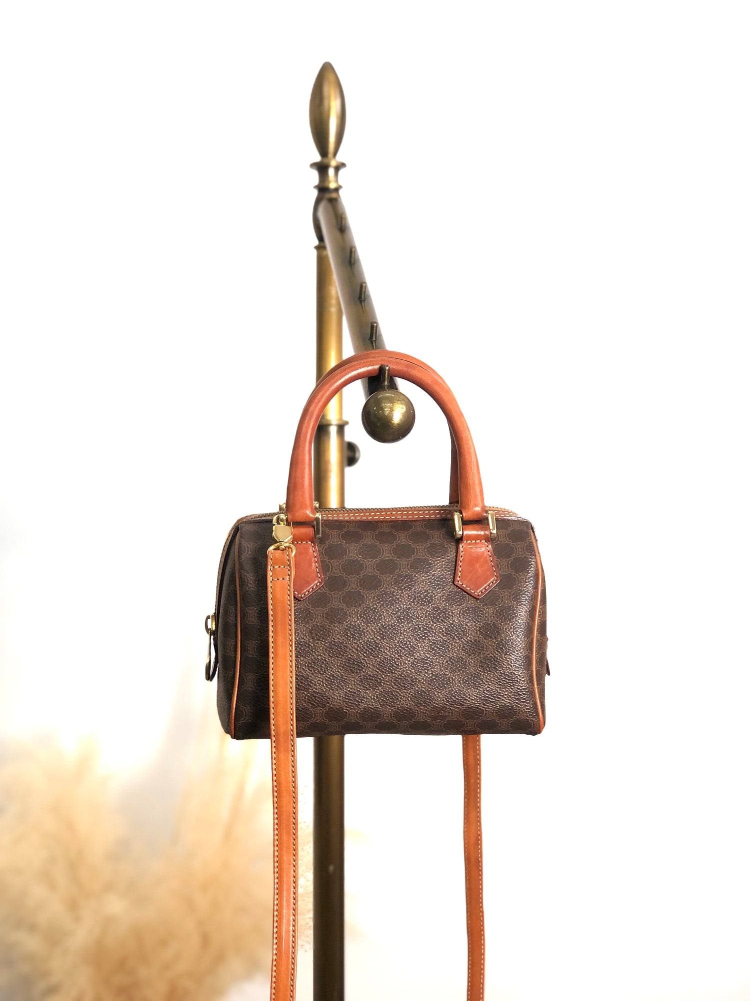 CELINE　セリーヌ ショルダーバッグ Celine Macadam Bag VINTAGE CELINE/セリーヌ】macadam ミニサークルショルダー