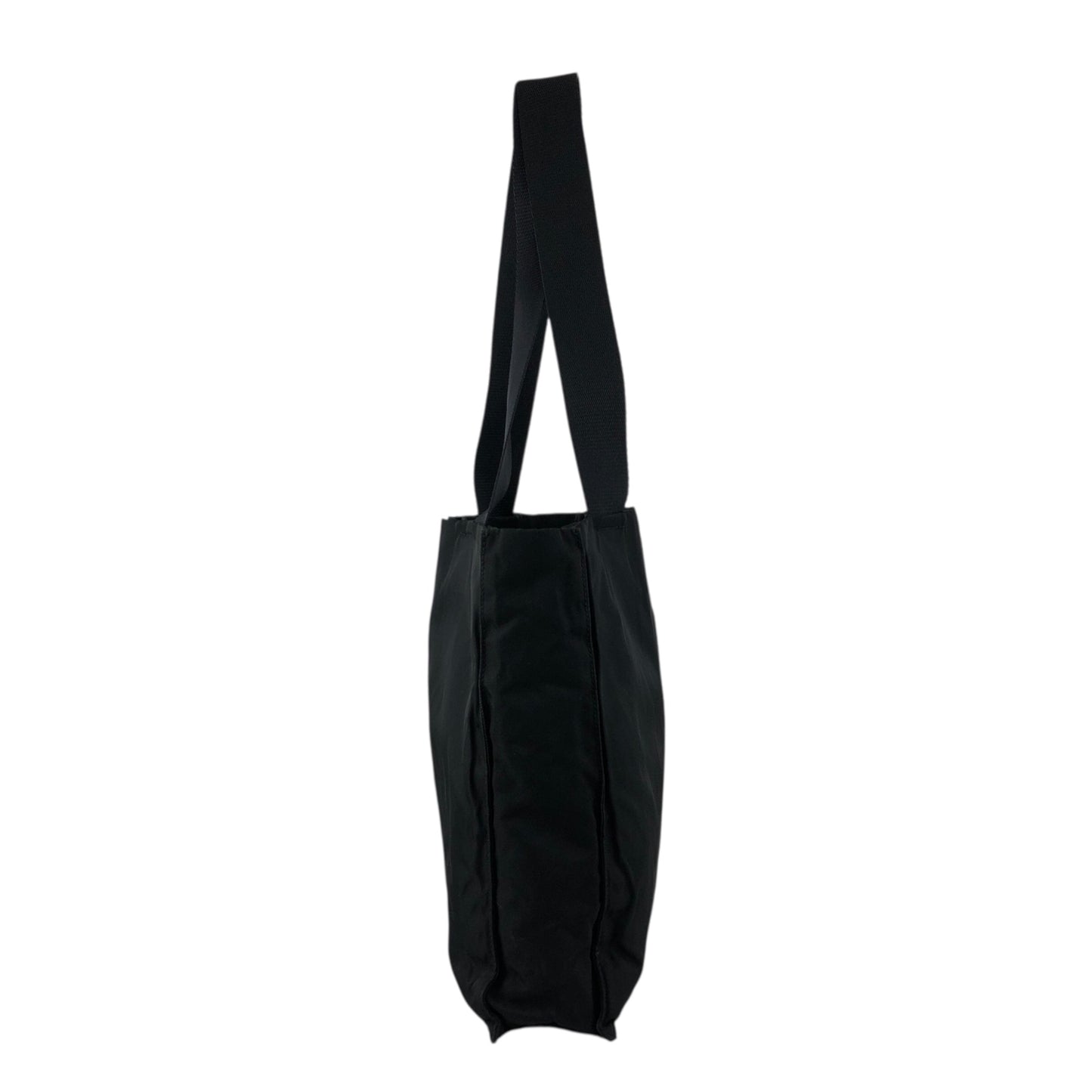 PRADA Tessuto Triangle Logo Totebag Black Vintage cxjc8u