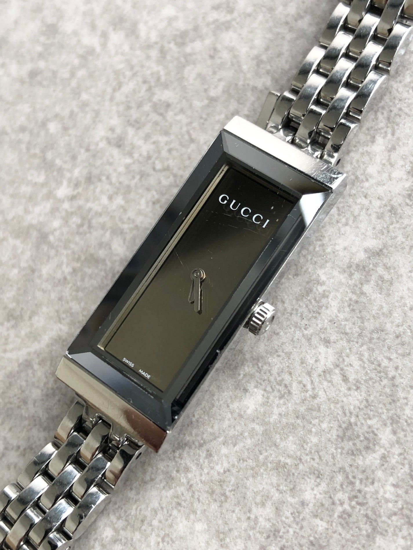 GUCCI Watch Silver 127.5 Vintage inj62x