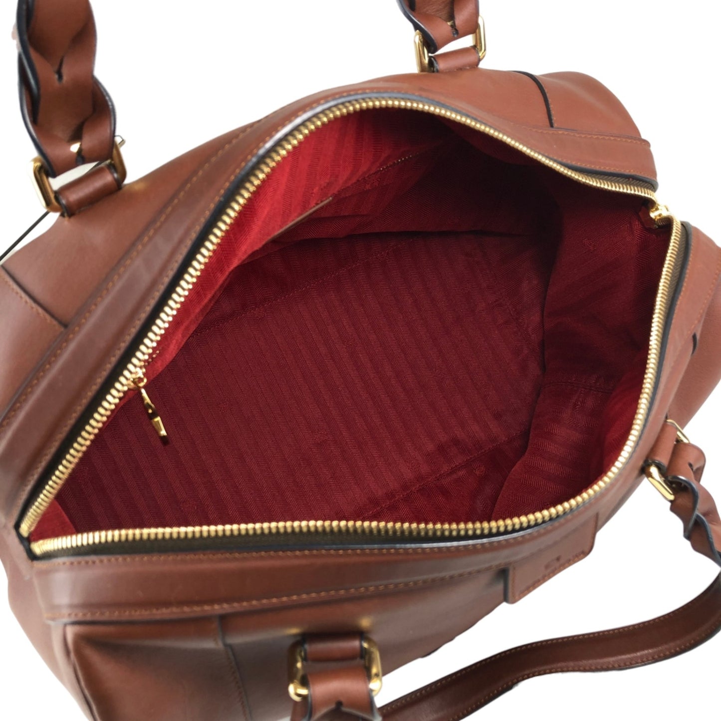 LOEWE Anagram Two-way Boston bag Shoulder bag Brown Vintage c288vn
