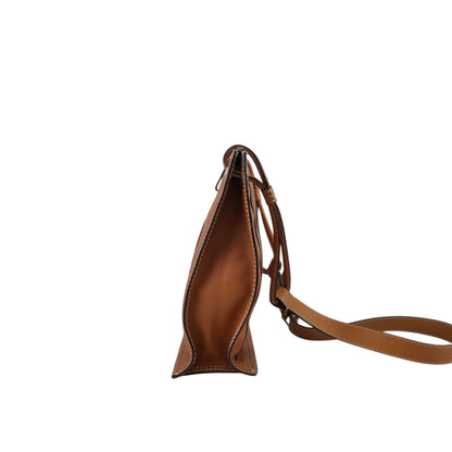 LOEWE Anagram Logo Shoulder bag Brown Vintage zn7dze