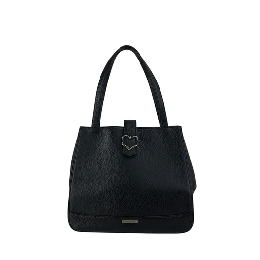 Yves Saint Laurent Logo Handbag Black Vintage zcepw5