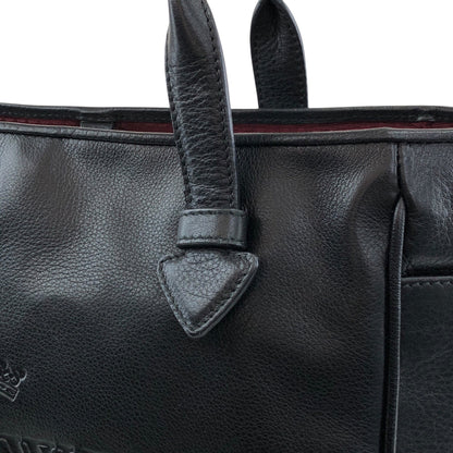 LOEWE Logo Embossed Totebag Black Vintage sfdiue