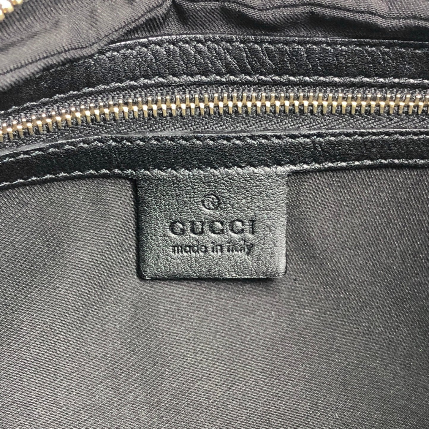 GUCCI Shoulder bag Hobobag Black Vintage 532brj