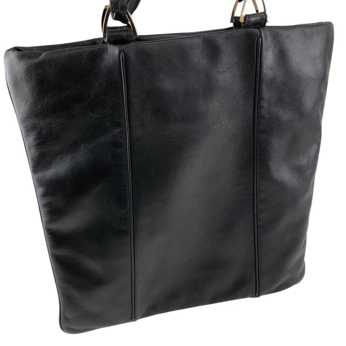 LOEWE Anagram Handbag Totebag Black Vintage wh5jjz