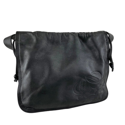 LOEWE Anagram Shoulder bag Black Vintage cdbjnf