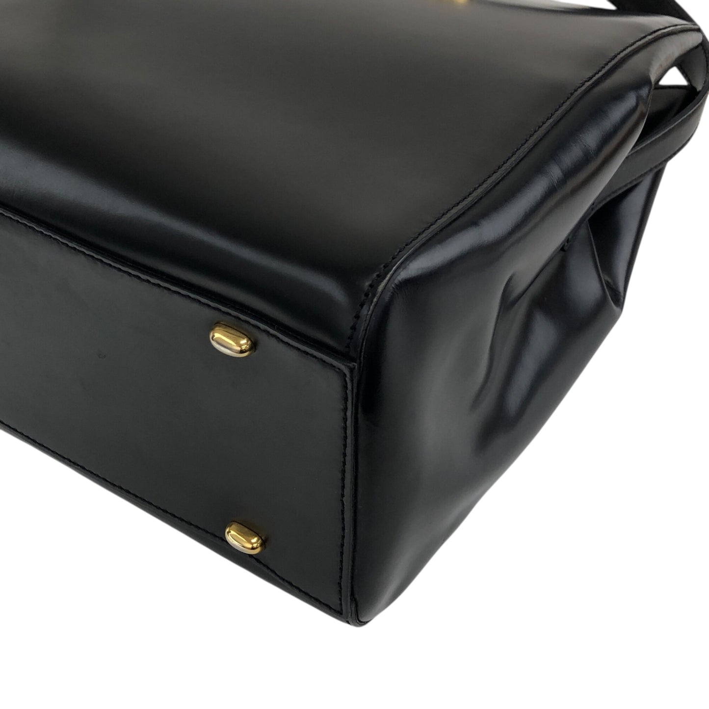 CELINE Starball Shoulder bag Black Vintage eay7uv