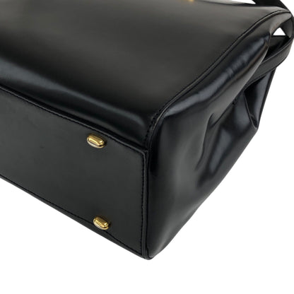 CELINE Starball Shoulder bag Black Vintage eay7uv