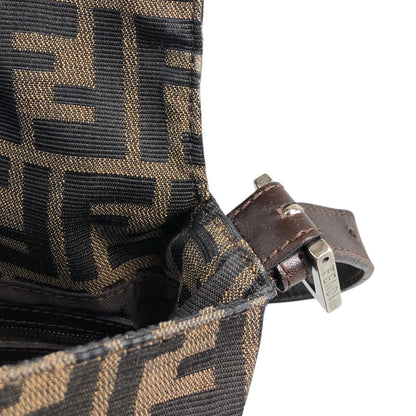 FENDI Zucca Mamma Baguette Shoulder bag Brown Vintage mrnknx