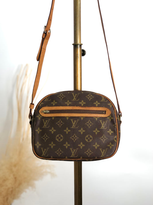 LOUIS VUITTON Monogram Shoulder bag Brown M51222 Vintage uvfdej