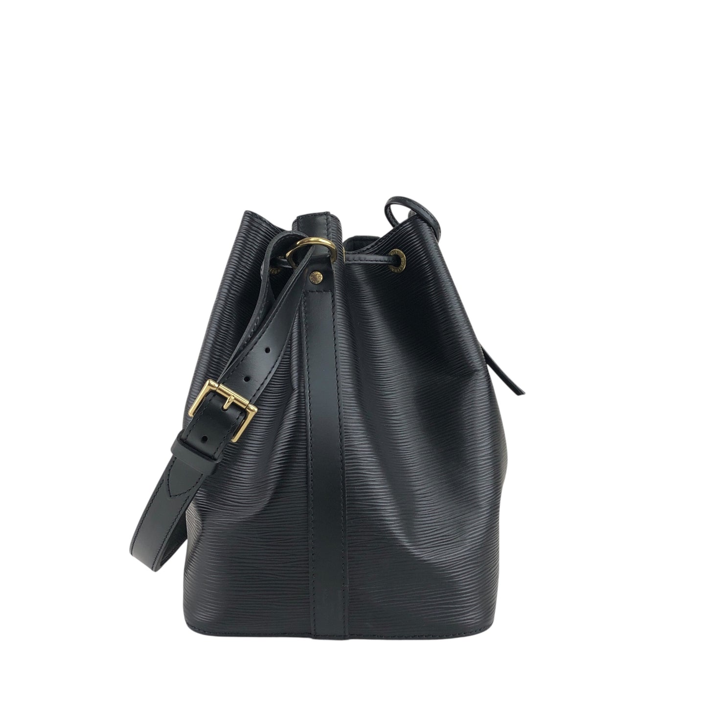 LOUIS VUITTON Epi Logo Shoulder bag Black M59012 Vintage yahgim