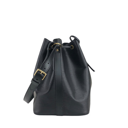 LOUIS VUITTON Epi Logo Shoulder bag Black M59012 Vintage yahgim