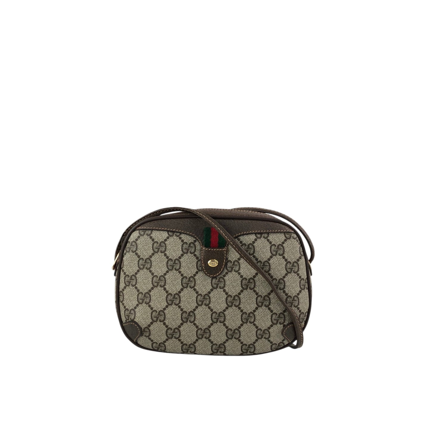 GUCCI Sherry Line Shoulder bag Brown Vintage jvfkhp