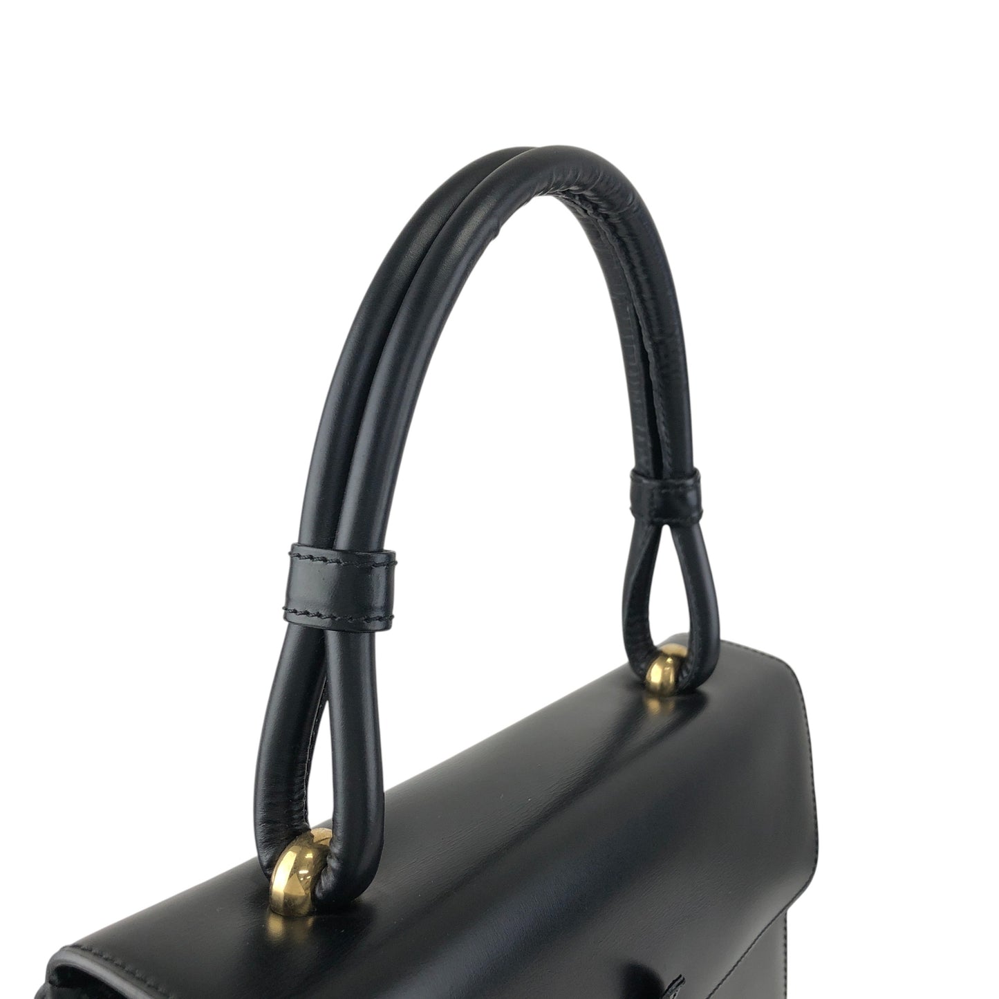 LOEWE Anagram Handbag Black Vintage c8uyvx