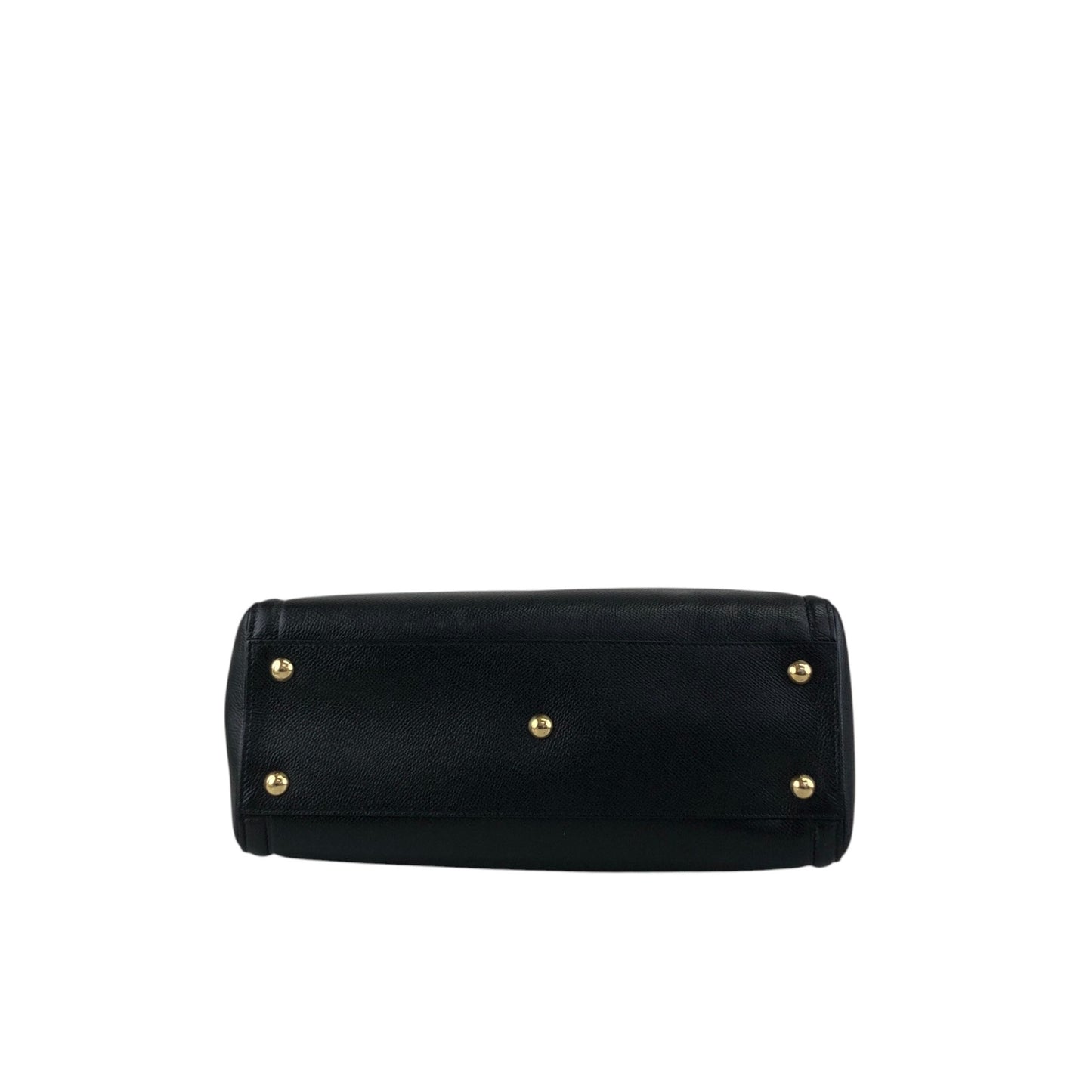 Salvatore Ferragamo Vala Chain Shoulder bag Handbag Black Vintage 3bmif6