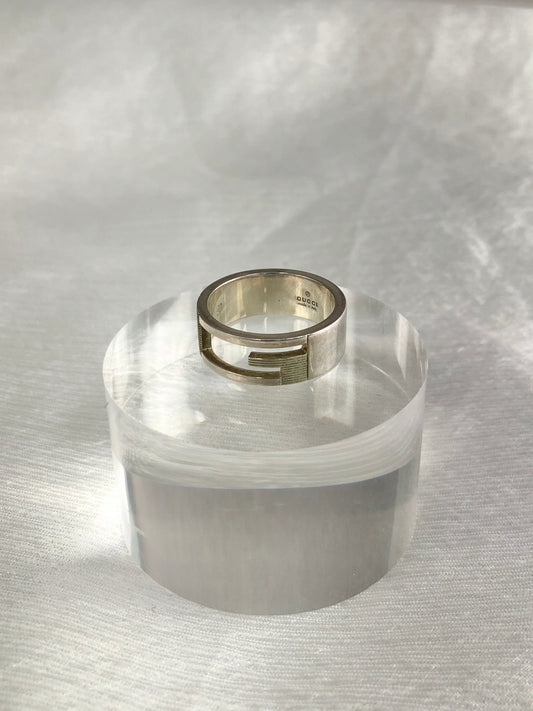 GUCCI Ring Silver SILVER925 Vintage f5zbnd