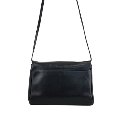 CELINE Blason Shoulder bag Black Vintage tuhbjd