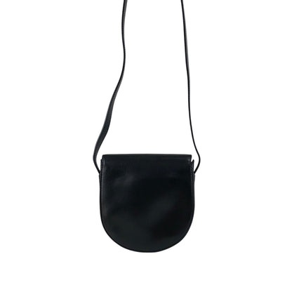 CELINE Circle Logo Small Shoulder bag Black Vintage va5bp4