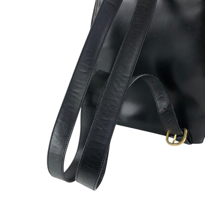 CELINE Gancini Backpack Black Vintage 6s3thv