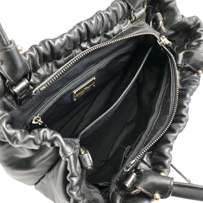 Salvatore Ferragamo Vala Ribbon Two-way Handbag Shoulder bag Black Vintage hdyv3c